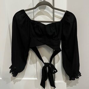 Off the shoulder crop top